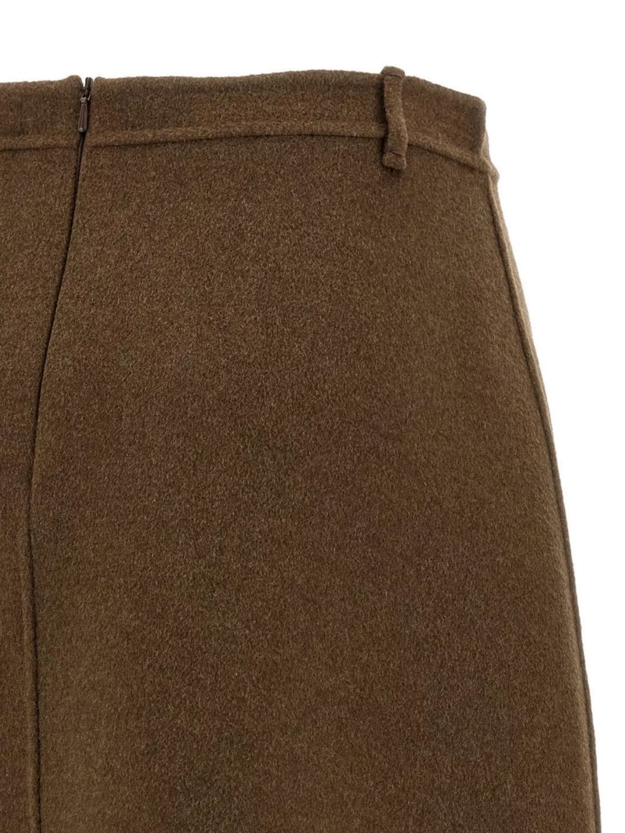 S Max Mara A-Line Skirt Featuring Belt Loops