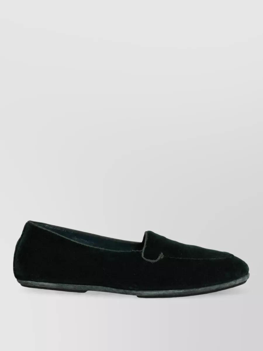 Dolce&Gabbana Leather Slip-On Slippers