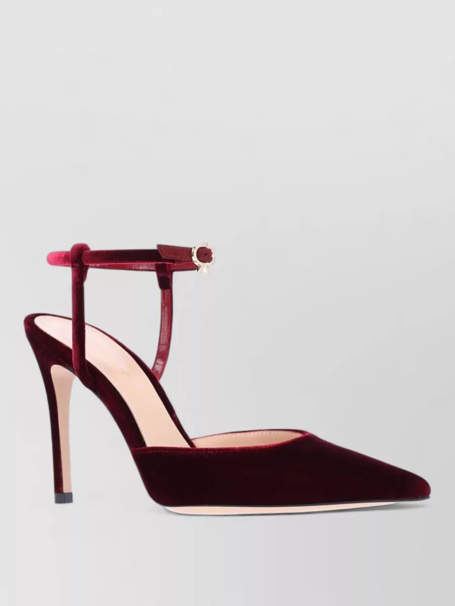 Gianvito Rossi Charlotte Pointed-Toe Pump With A Stiletto High Heel.