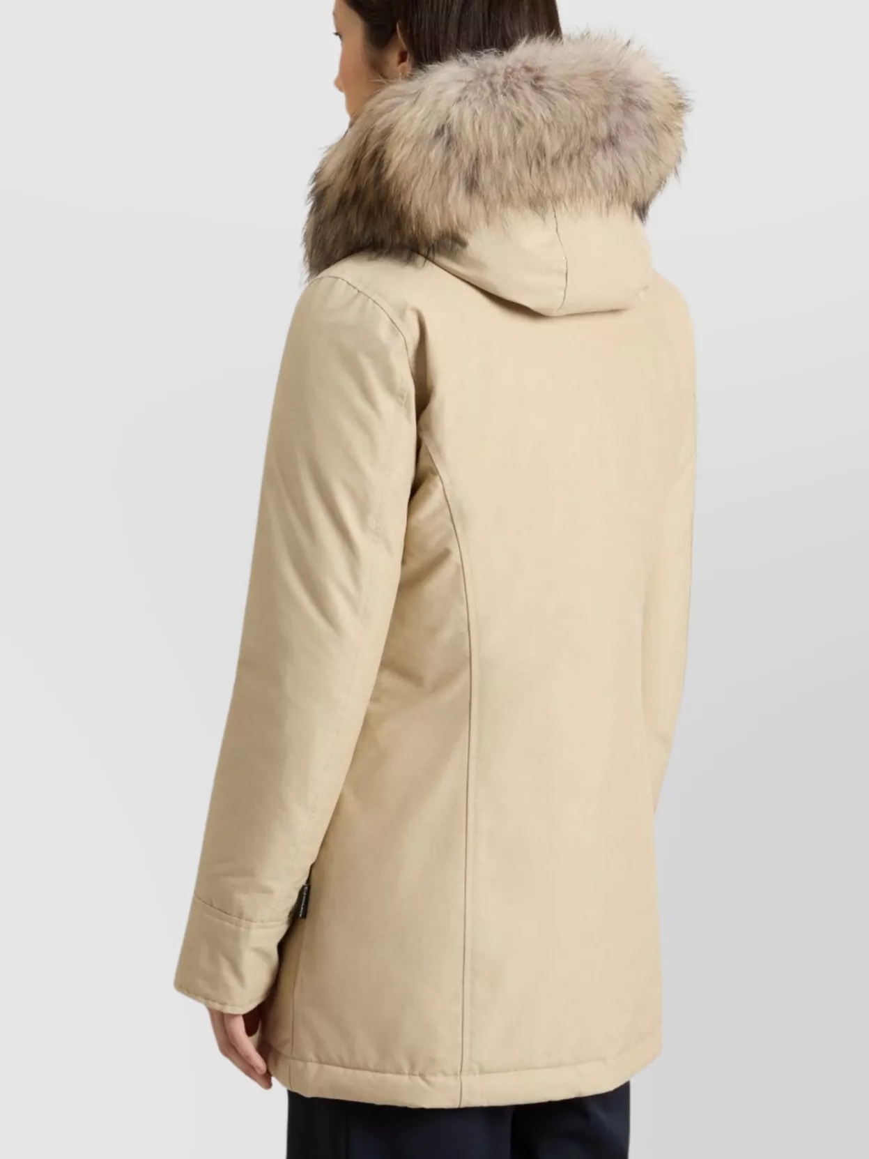 Woolrich Raccoon Parka With Fur Trim Hood