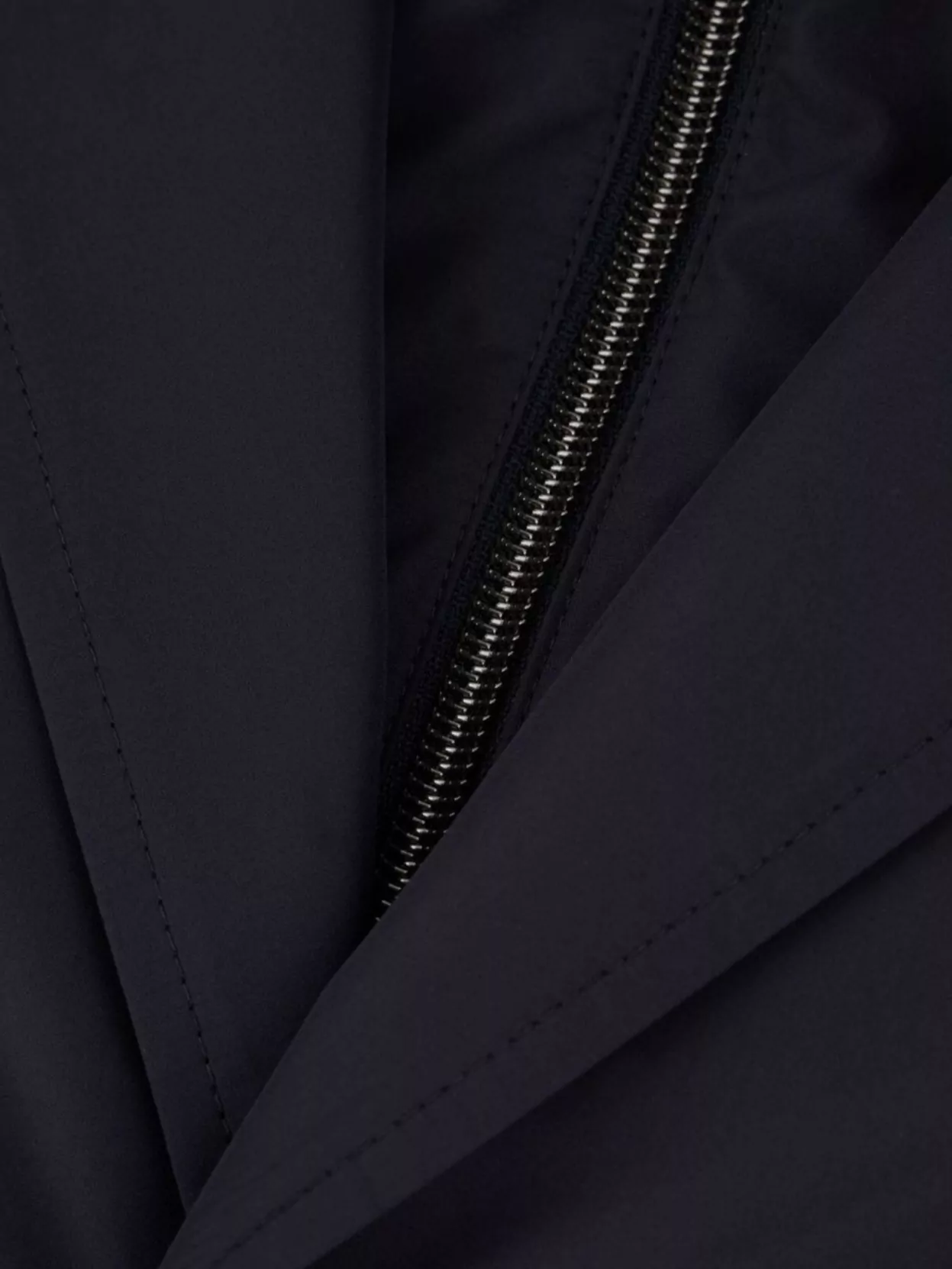 Herno Fabric Jacket With Chest And Front Pockets In Blue