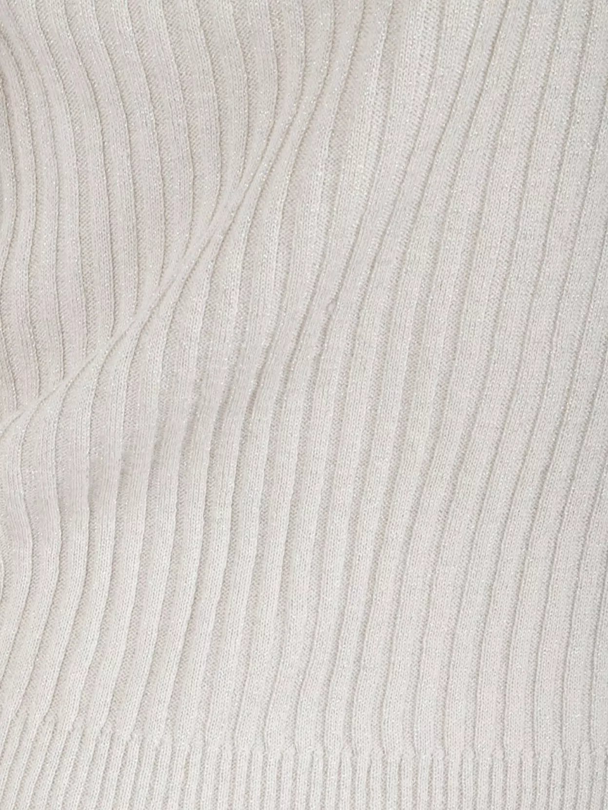 Peserico Long Sleeve V Neck Knit Sweater In White