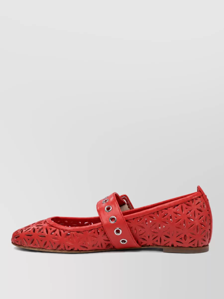 Halmanera Leather Ballerina Shoes
