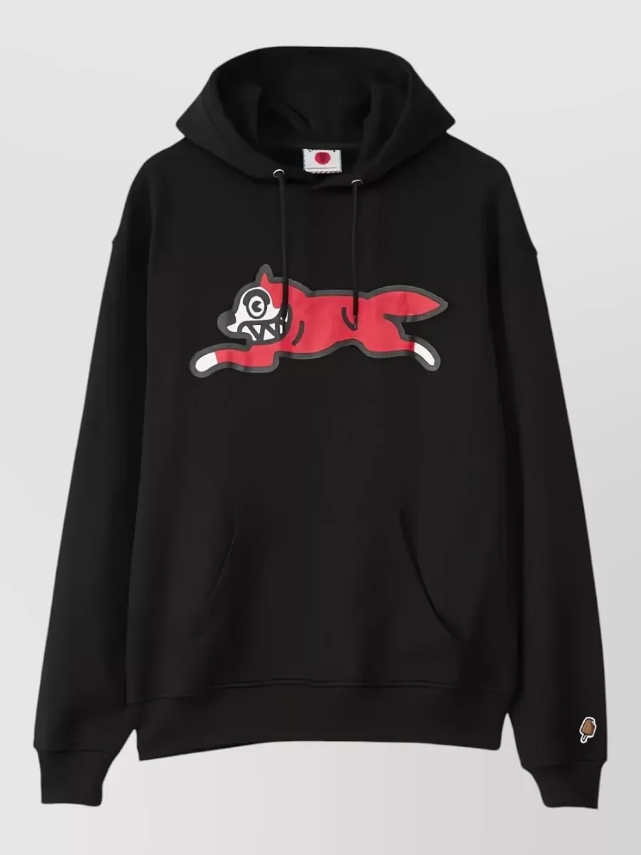 Icecream cotton graphic print hoodie