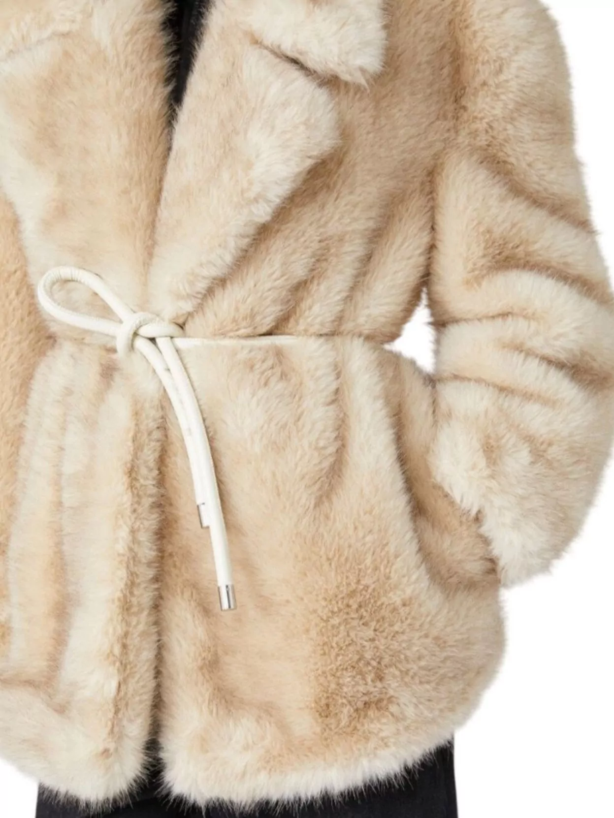 Sportmax Rosaria Loose Fit Faux Fur Jacket