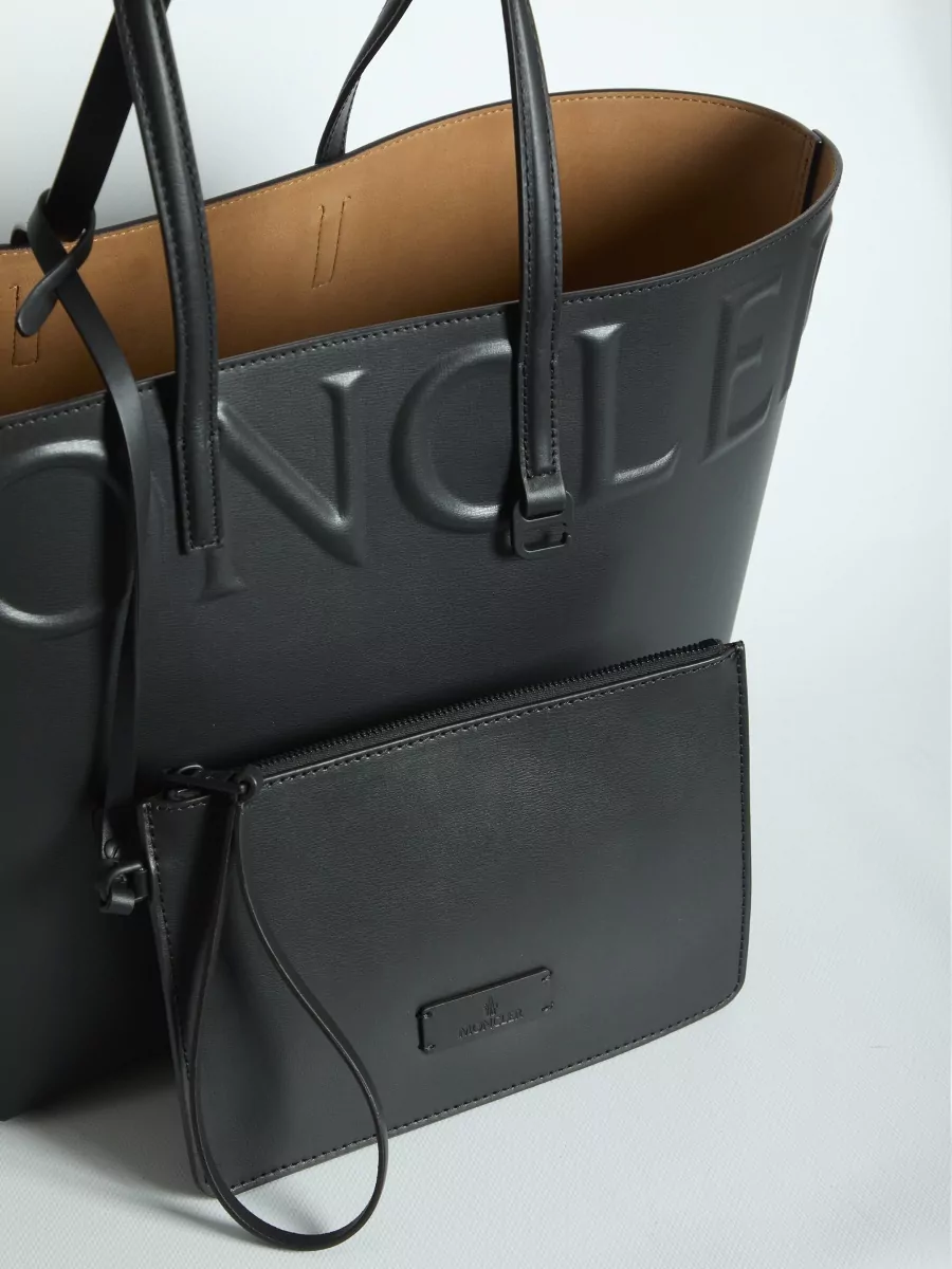 Moncler Small Calfskin Tote Bag