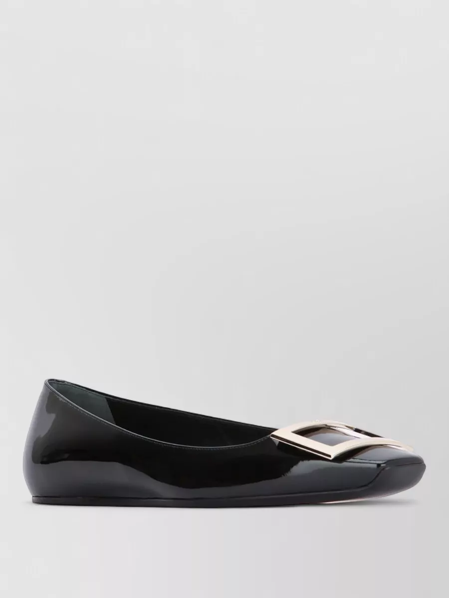 Roger Vivier Ballerina Shoes With Metal Buckle Detail