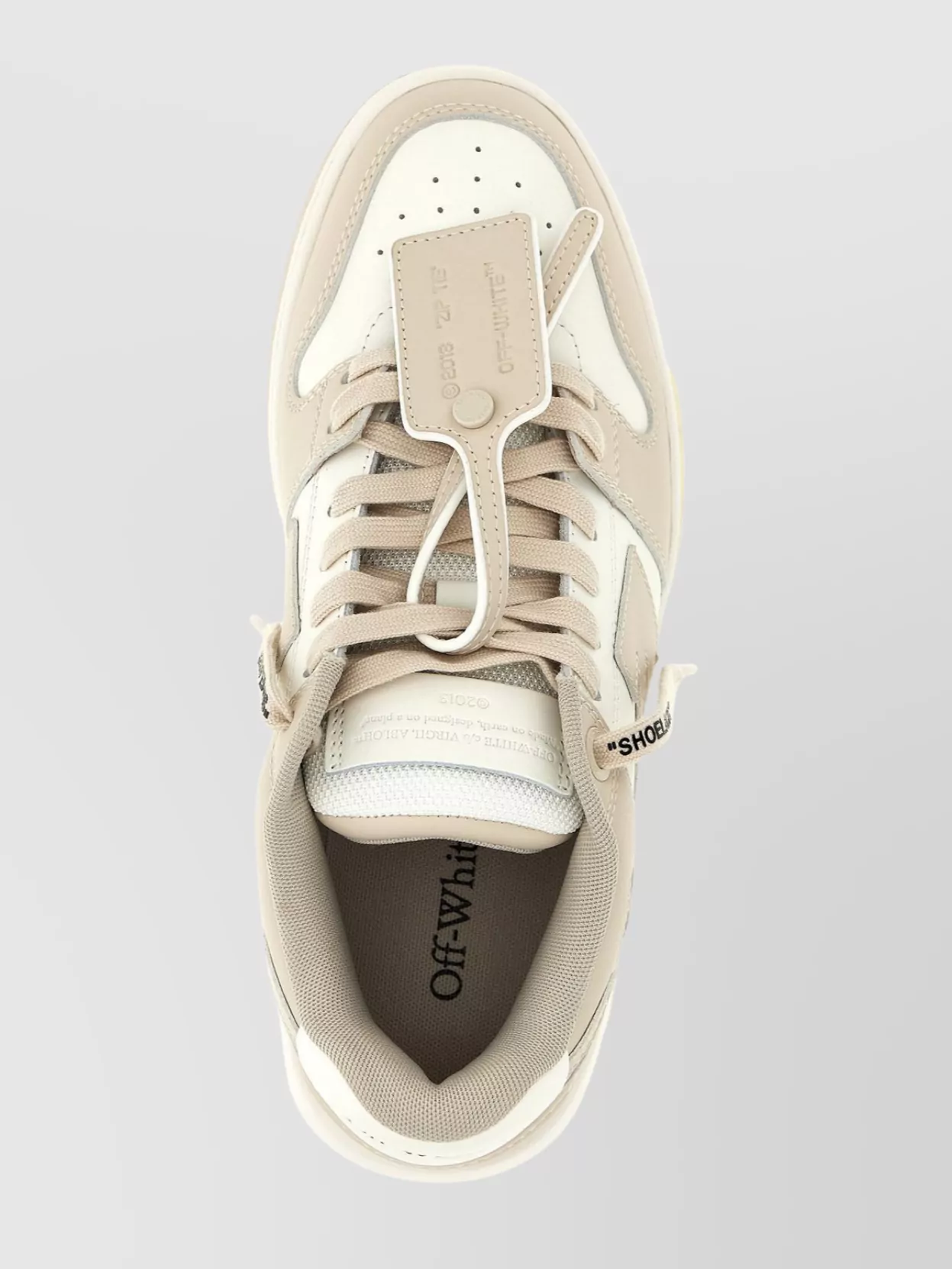 Off-White Leather Out Of Office Low-Top Sneakers