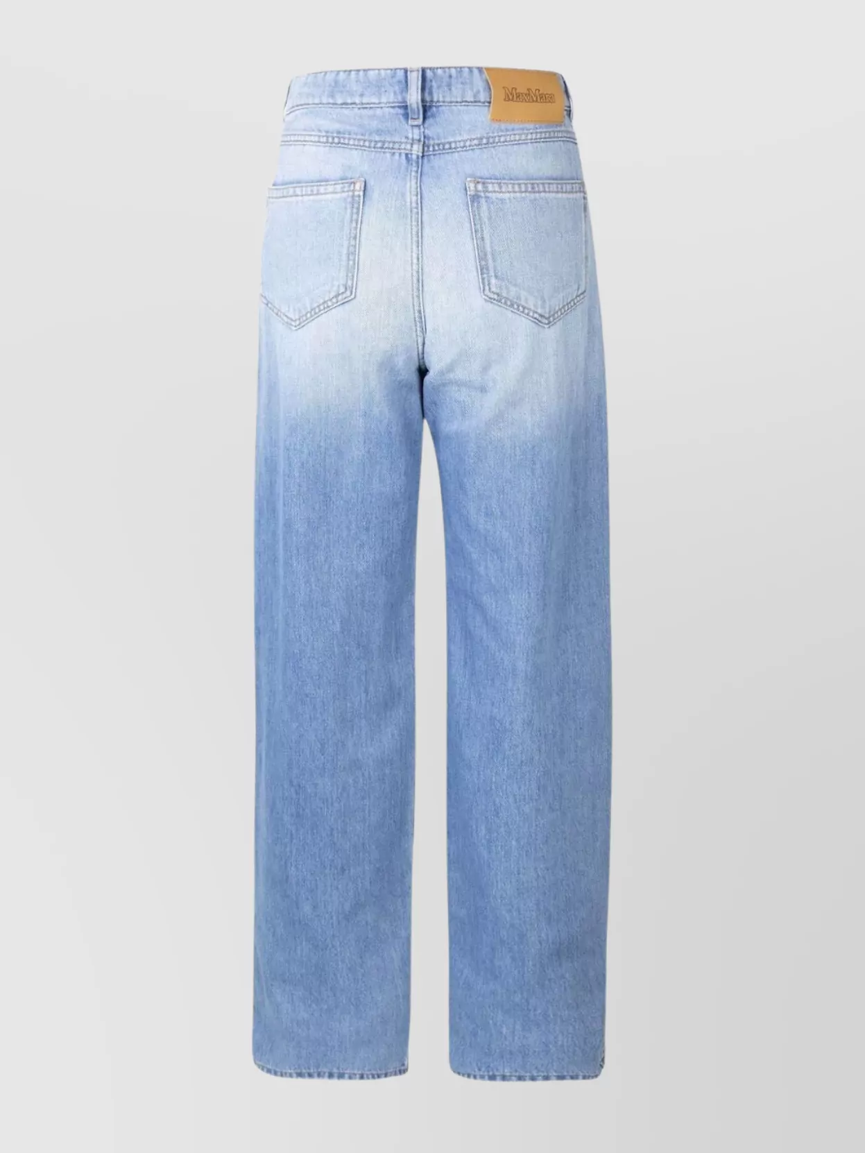 Max Mara Denim Cotton Jeans Trousers In Blue