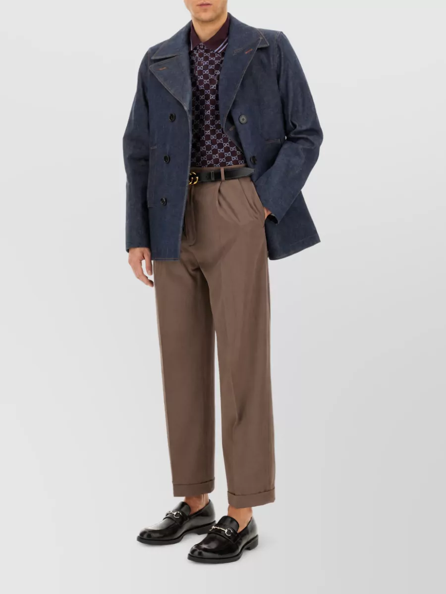 Gucci Denim Peacoat