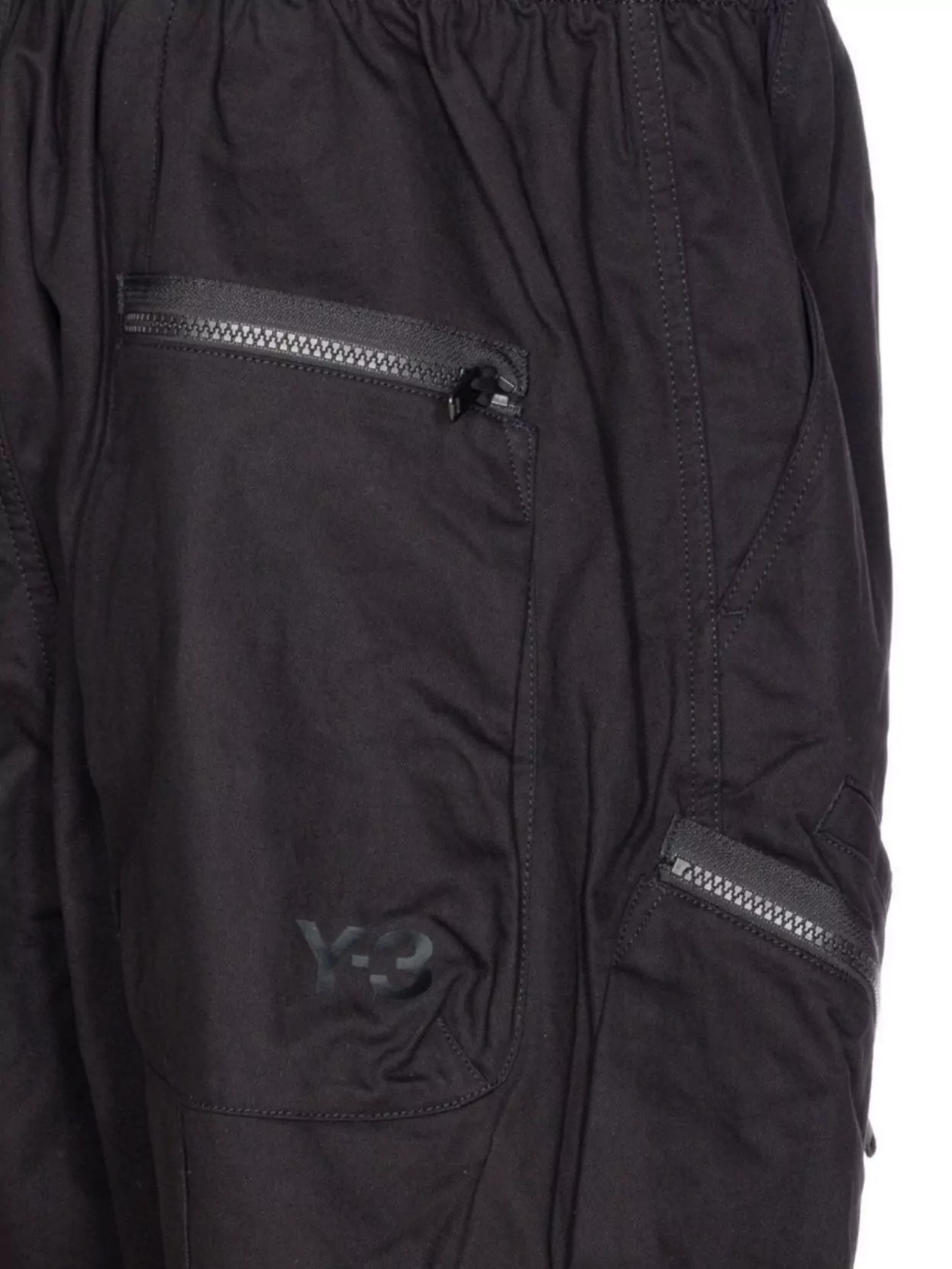 Y-3 Track Pants With Belt Detail And Pockets
