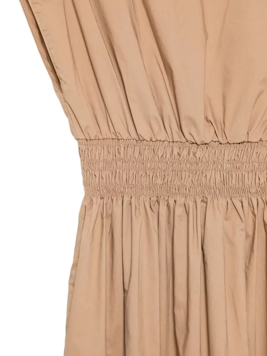 Roberto Collina Cotton Elasticated Waist Midi Dress