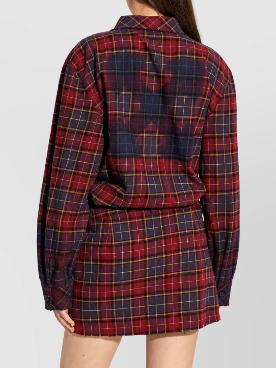 Off-White Cotton Mini Dress