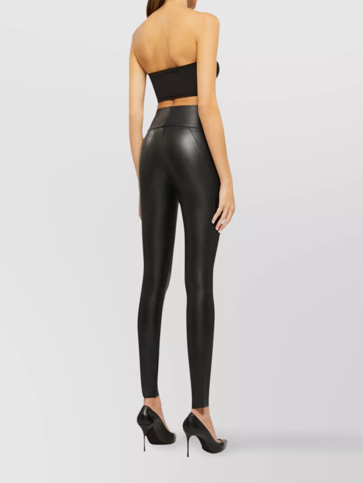 Wolford Shaping Leggings With High Waistband And Seam Detailing