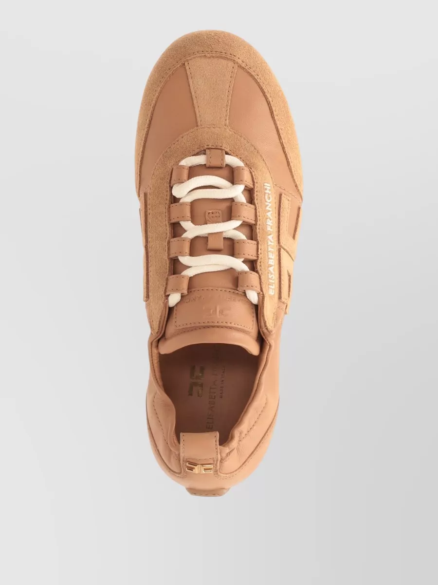 Elisabetta Franchi Leather Lace-Up Shoes
