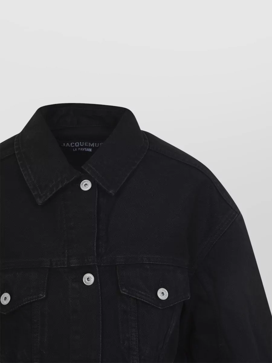 Jacquemus Denim Jacket Collared Long Sleeves Pockets