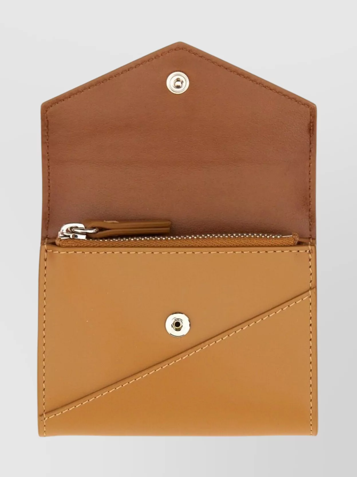 Mm6 Maison Margiela Logo Envelope Wallet Stitch Detailing