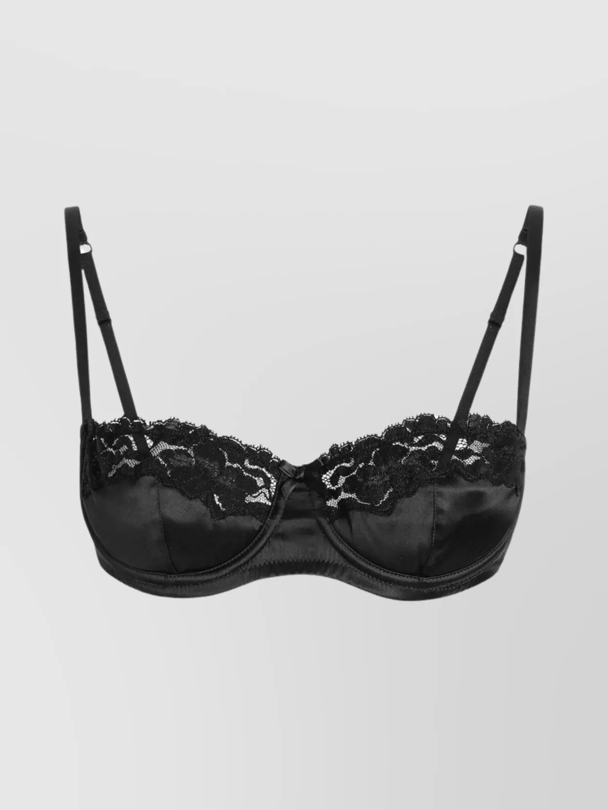 Dolce&Gabbana - silk bra with adjustable shoulder straps