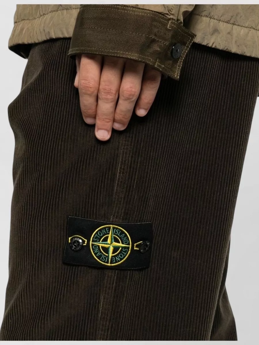 Stone Island Corduroy Straight-Leg Trousers