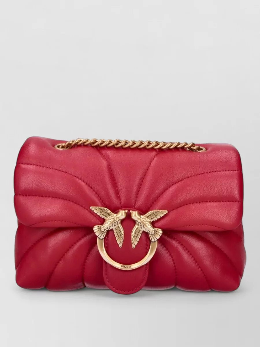 Pinko love bag leather shoulder bag