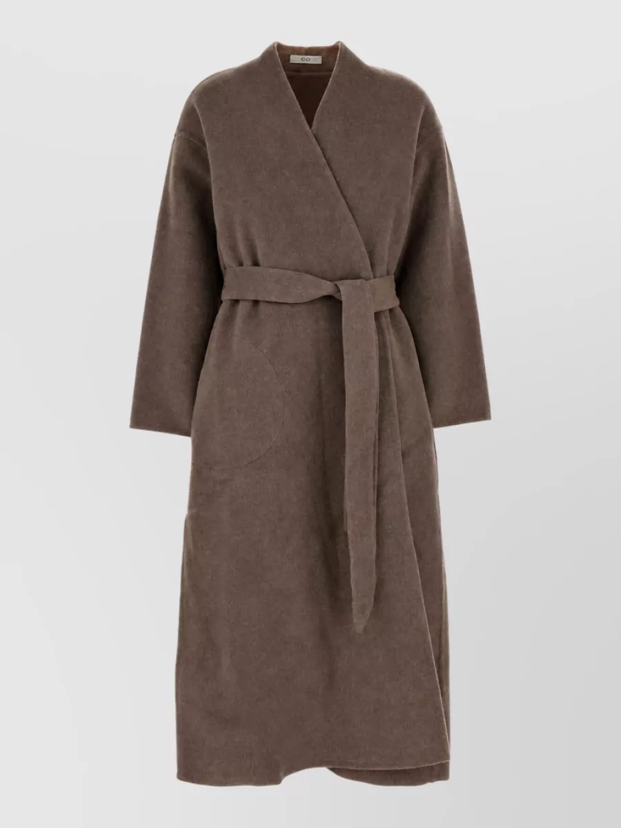 Co Cashmere Wool At In Brown