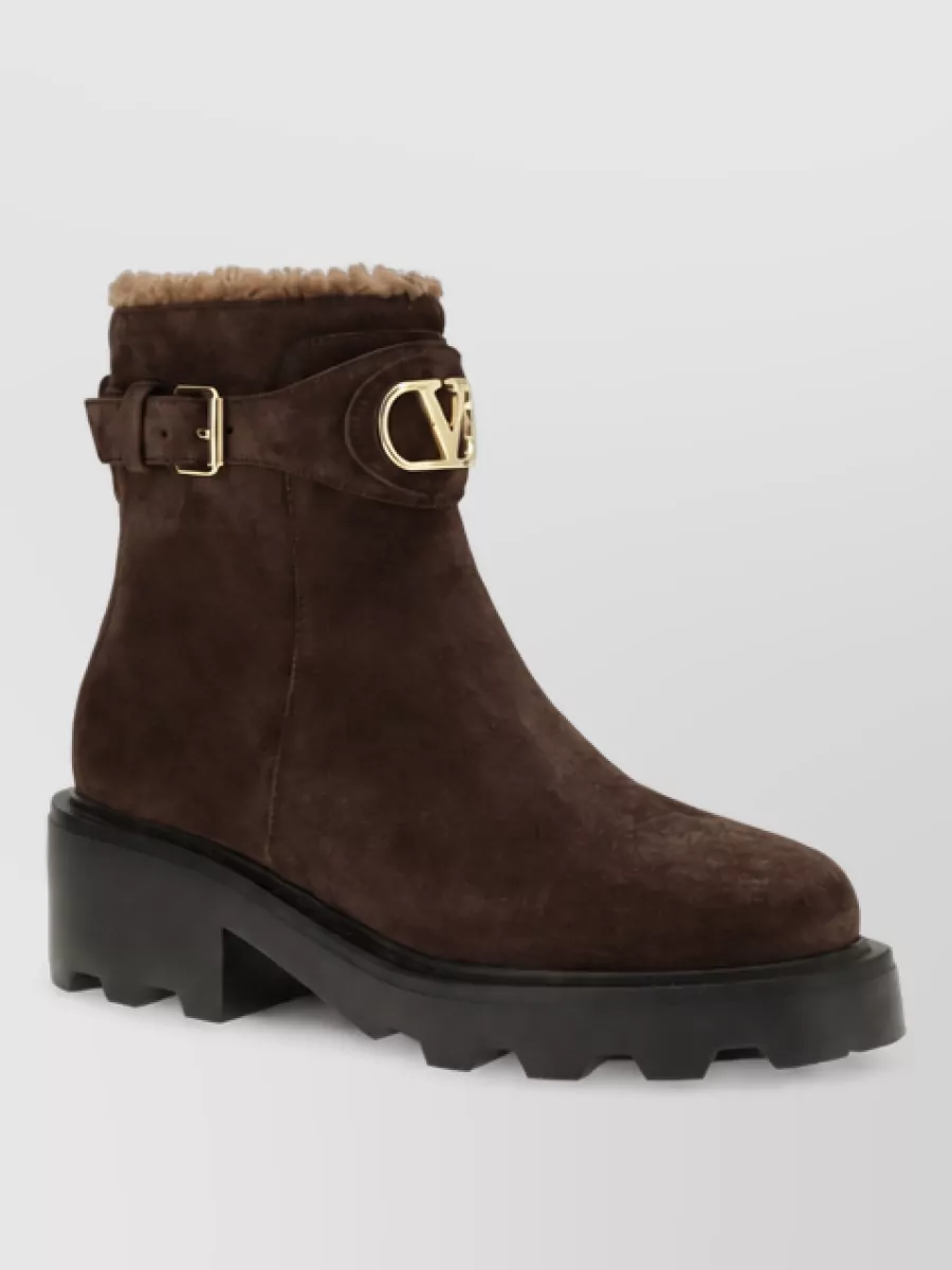 Valentino Garavani leather ankle boots
