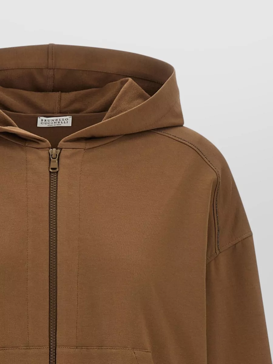 Brunello Cucinelli Cotton Zip-Up Hoodie