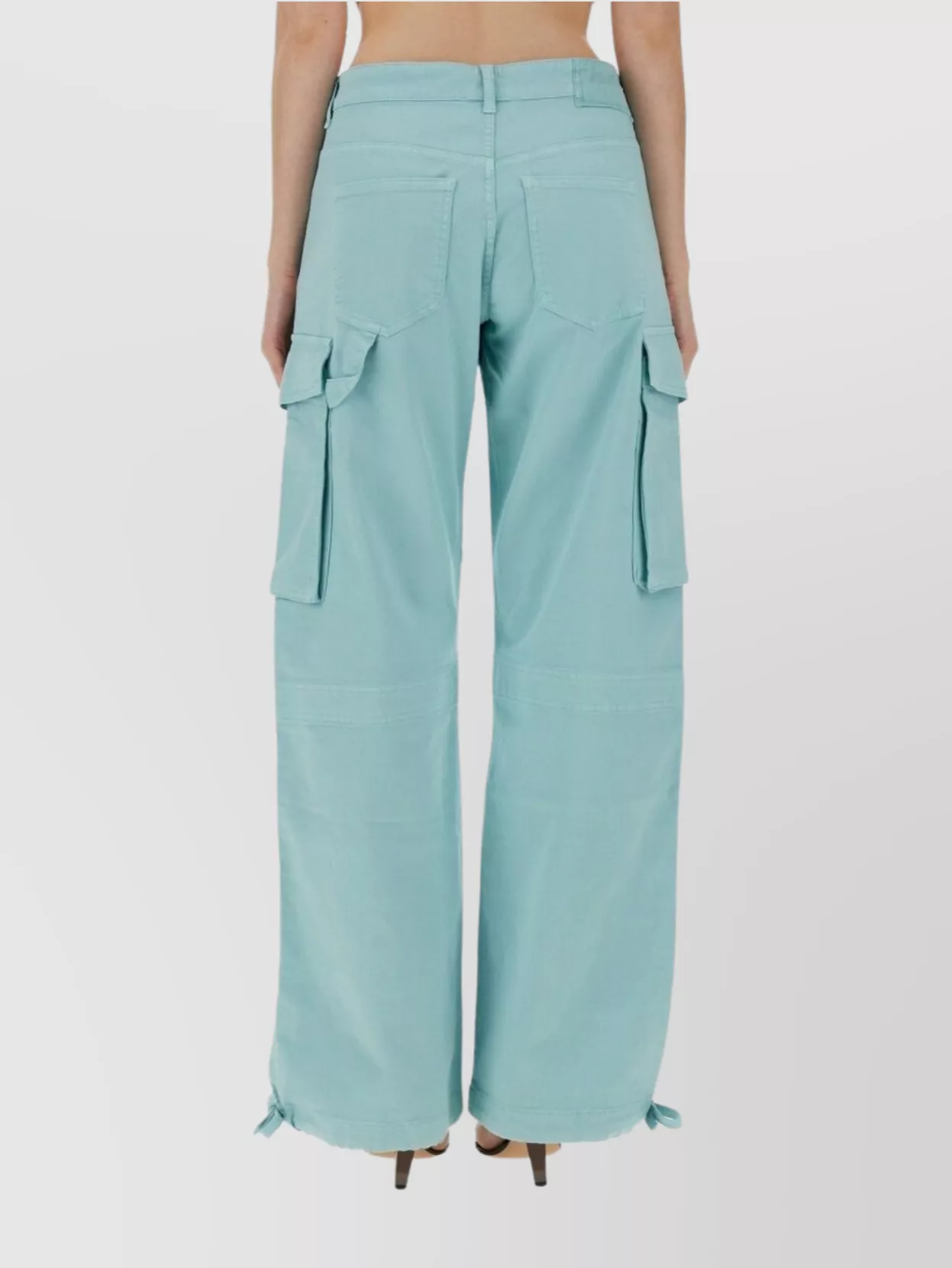 Moschino Cargo Utility Pants Wide Leg