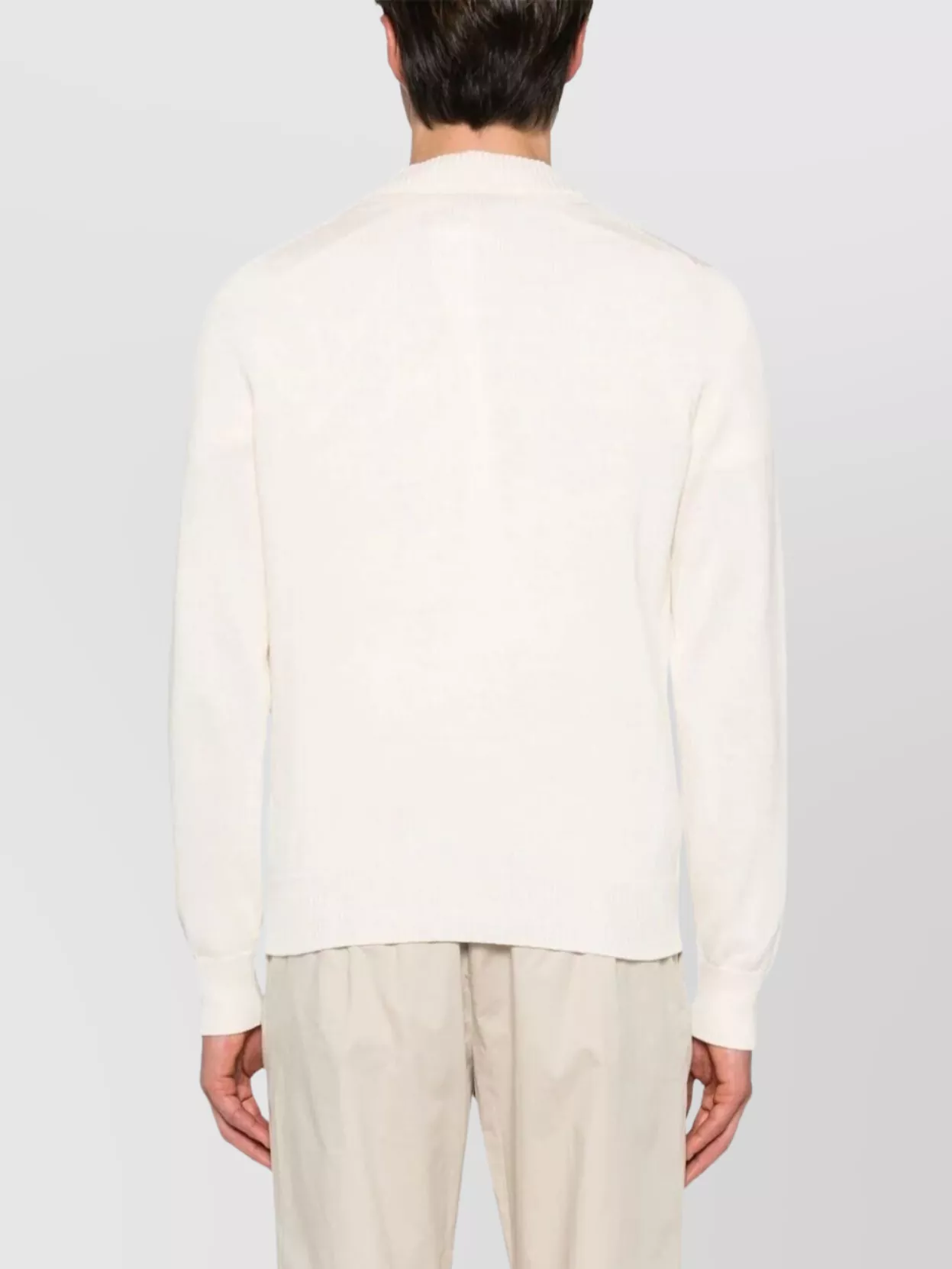 Zanone V-Neck Knitwear Sweater Long Sleeves