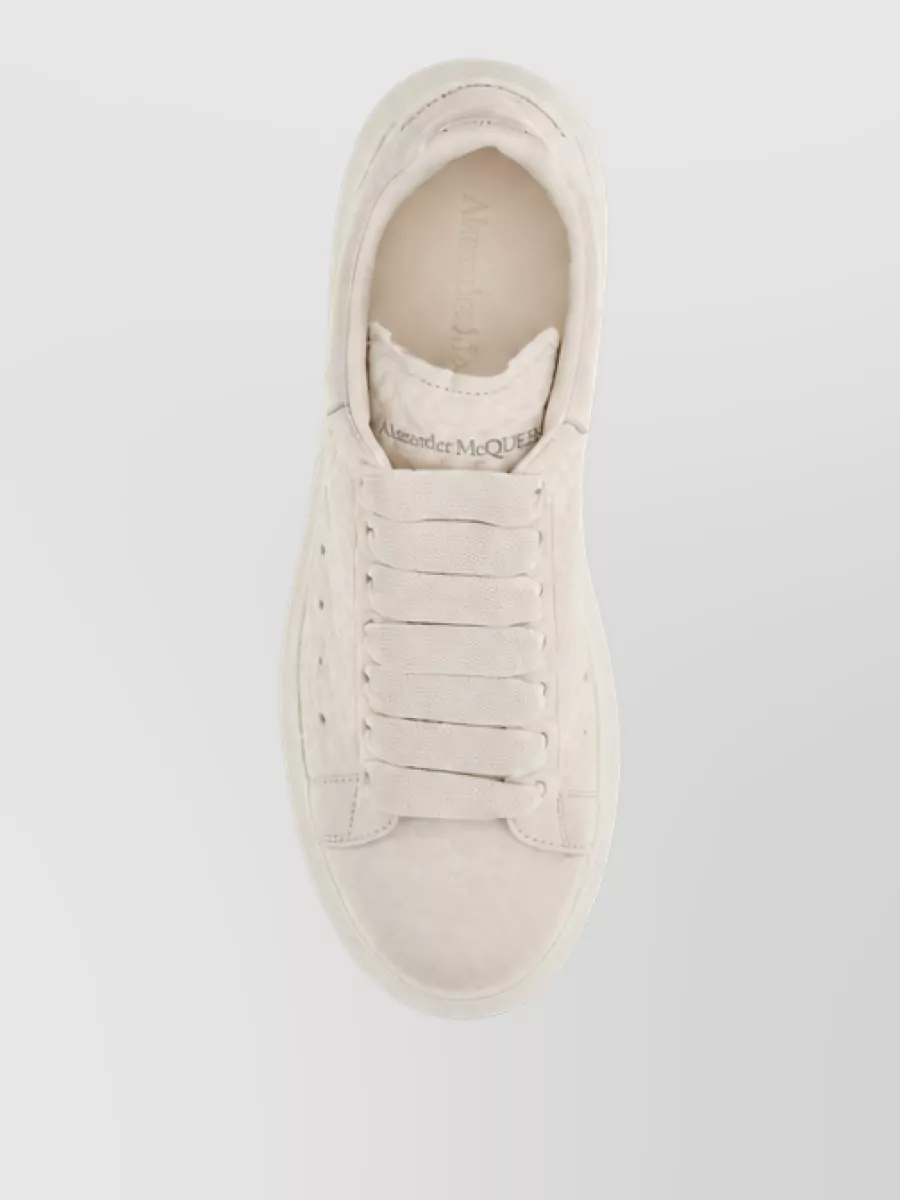 Alexander Mcqueen Leather Chunky Sneakers