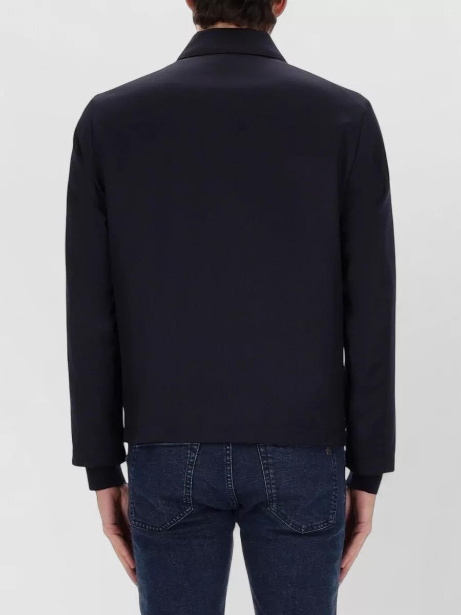 Boss Long Sleeve Jacket With Point Collar And Pockets