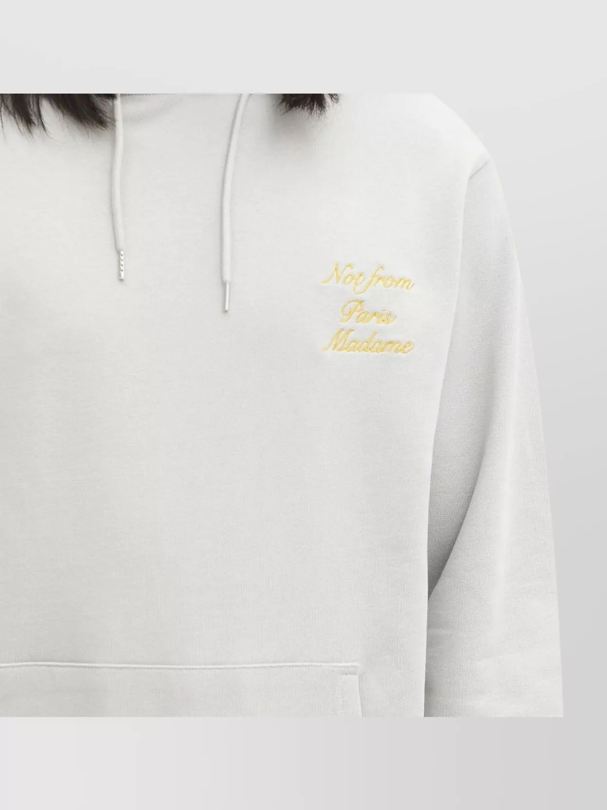 Drôle De Monsieur Logo Hoodie Featuring Kangaroo Pocket