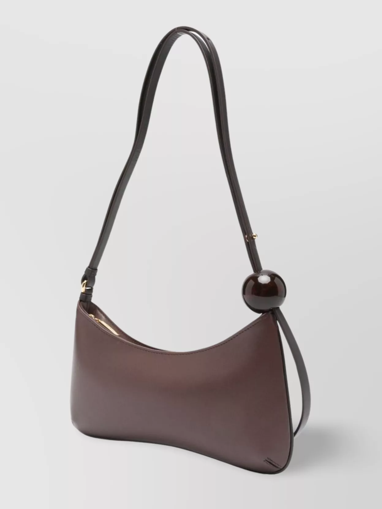 Jacquemus Beaded Strap Shoulder Bag With Contrast Lining