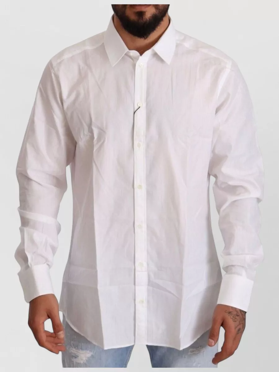 Dolce&Gabbana cotton slim-fit shirt