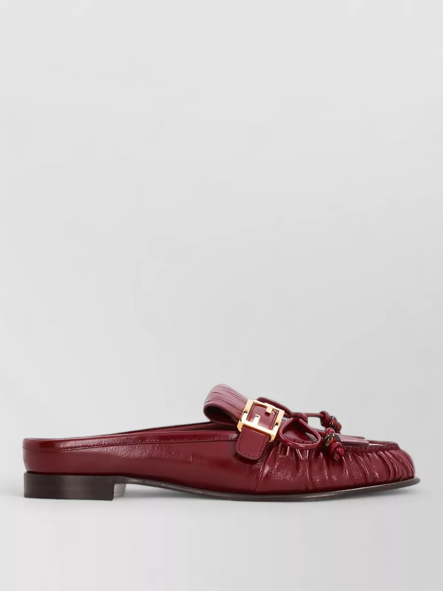 Fendi Leather Loafers