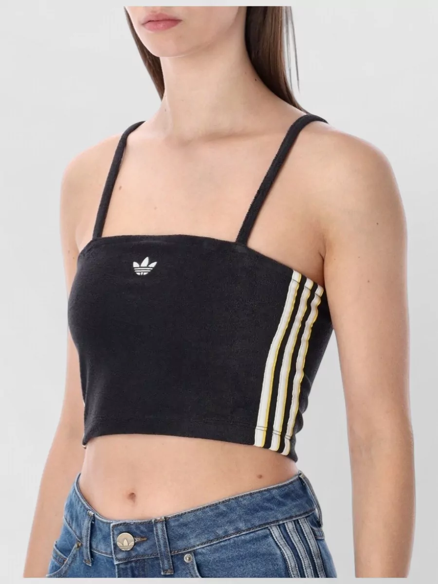 Adidas Originals Chenille Cropped Tank Top