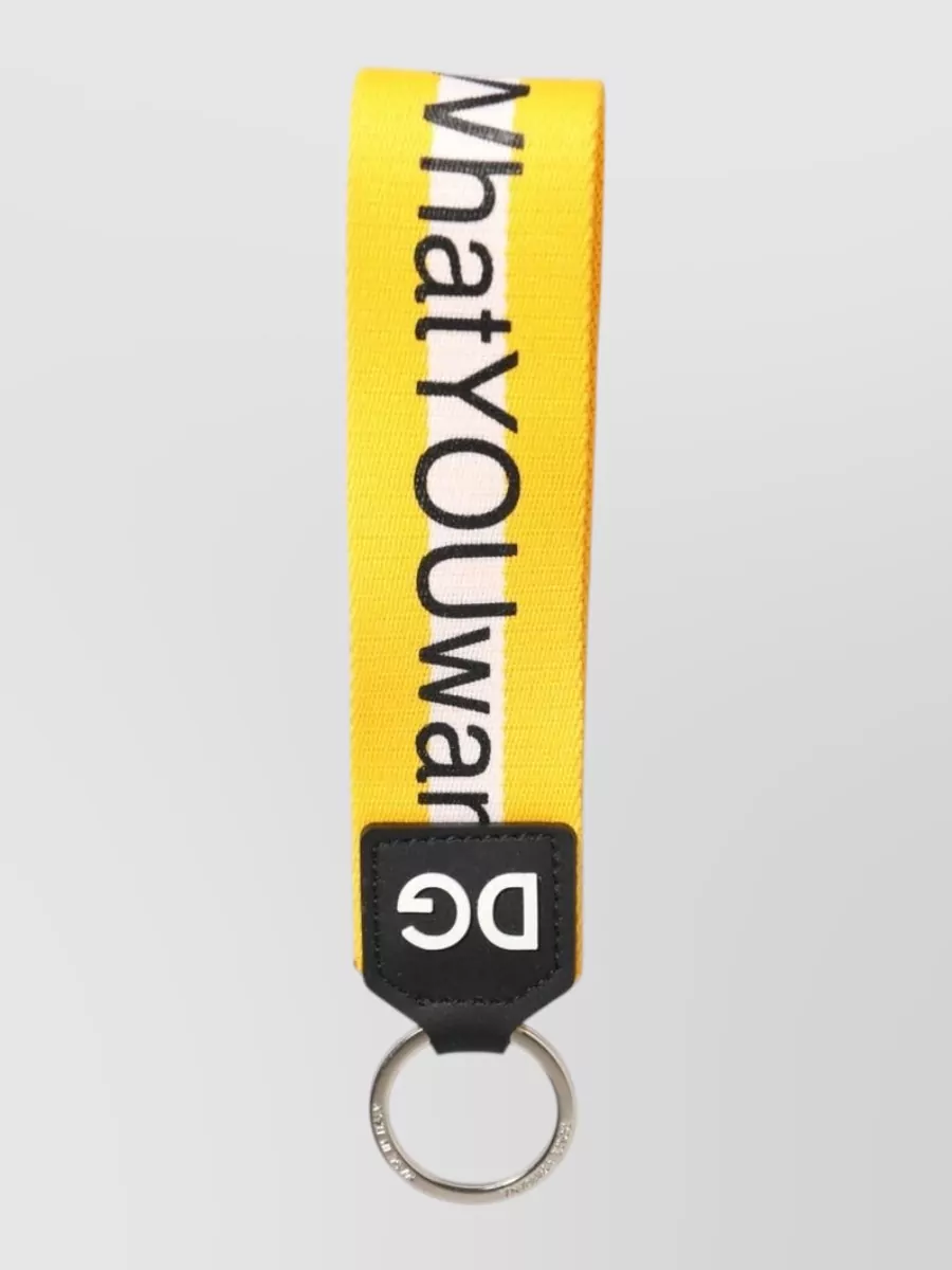 Dolce&Gabbana logo keychain