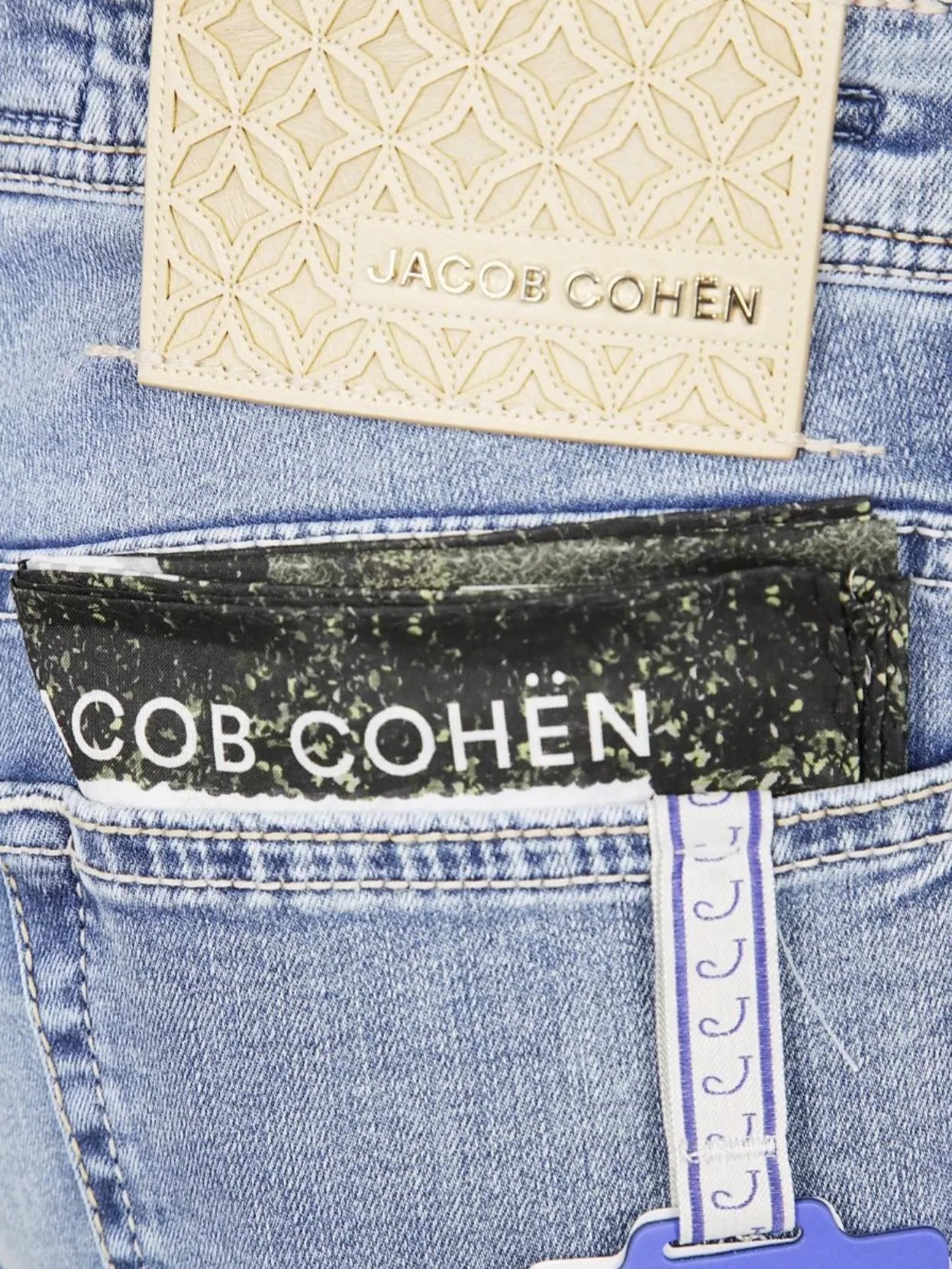 Jacob Cohen Slim Fit 5 Pocket Bard Denim Stretch