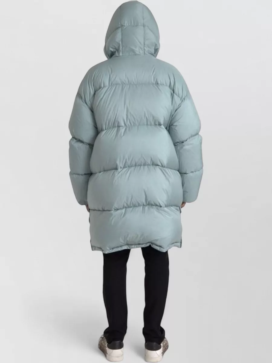 Dolce&Gabbana Nylon Quilted Oversized Hooded Puffer Jacket