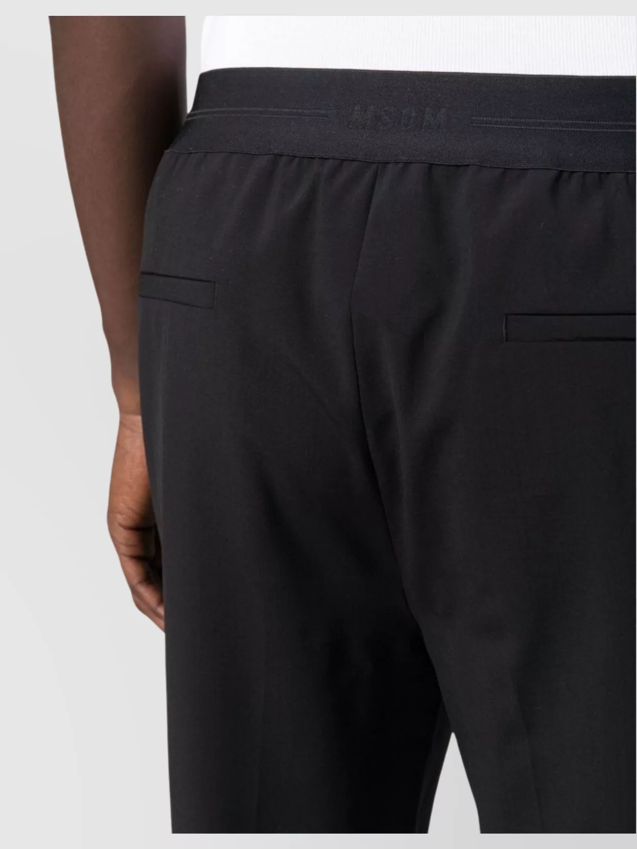 Msgm Versatile Trousers For The Modern Man In Black