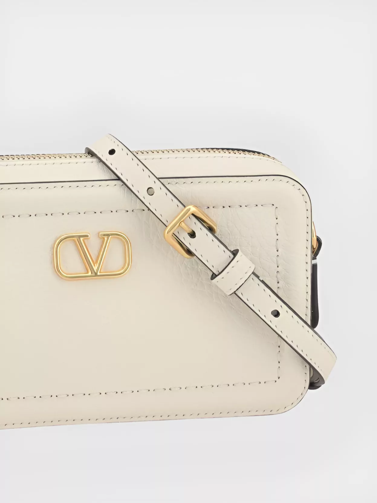 Valentino Garavani Modern Grained Leather Shoulder Bag