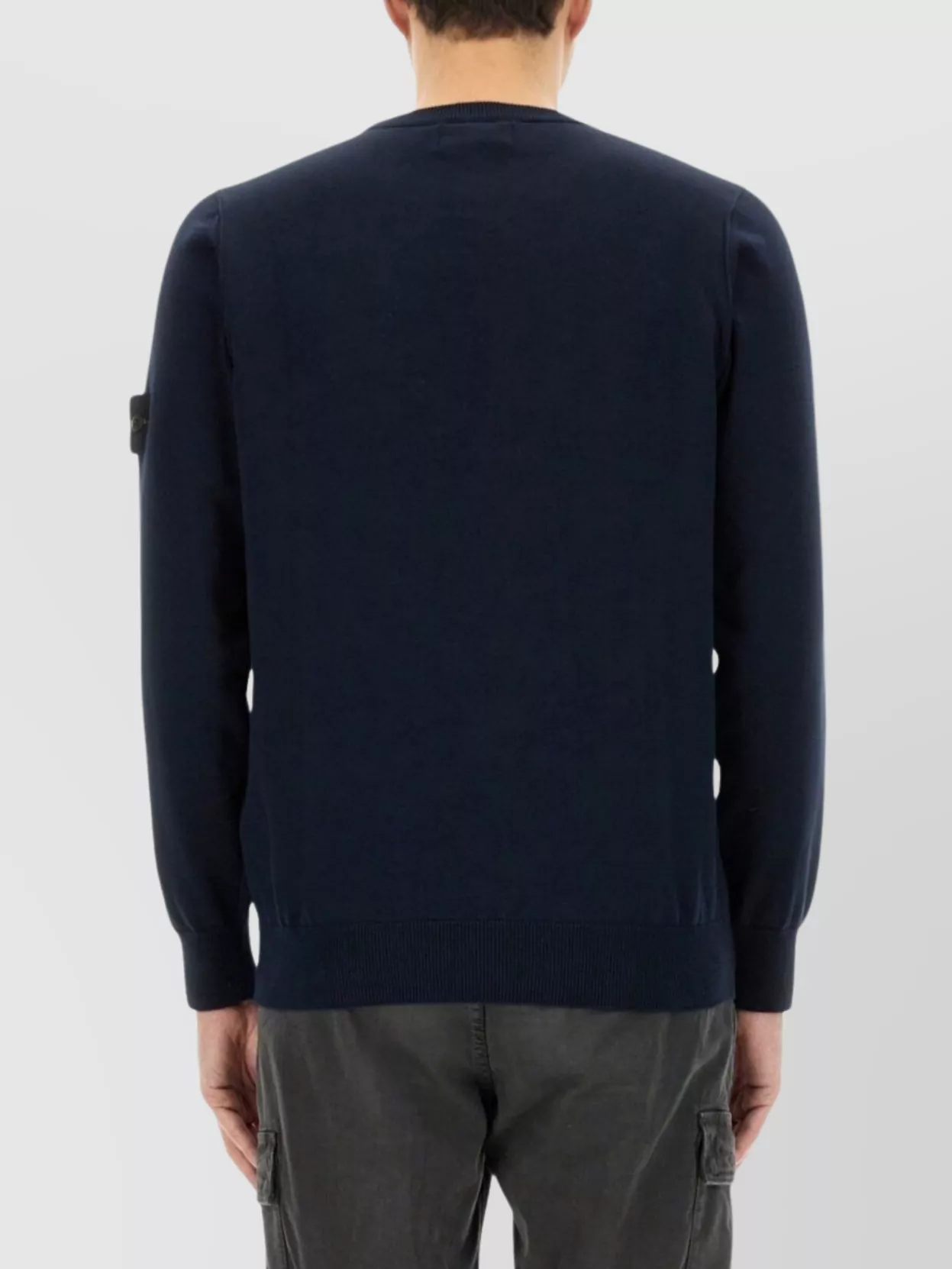 Stone Island Logo Crew Neck Sweater