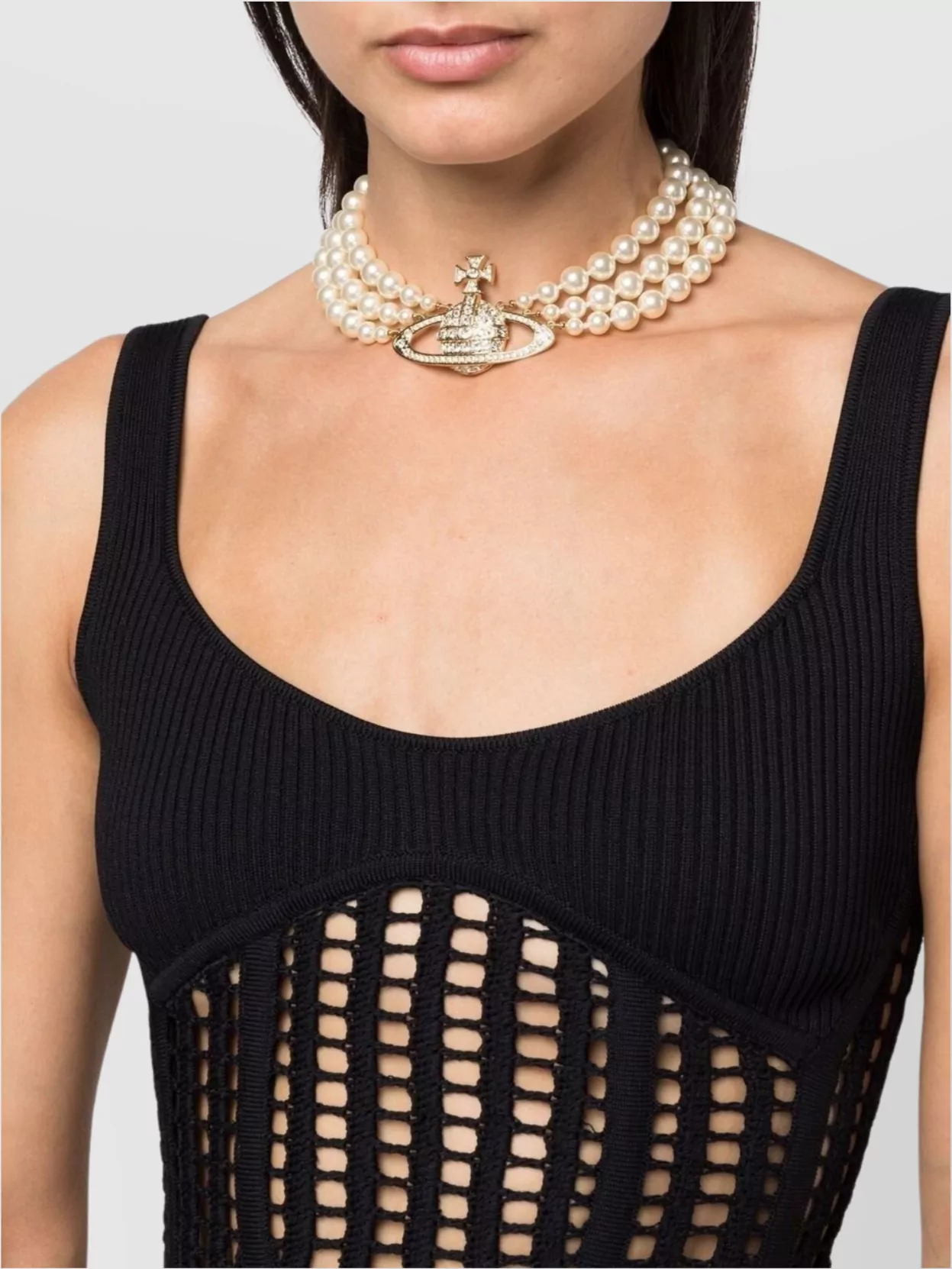 Vivienne Westwood Pearl And Gold-Tone Necklaces
