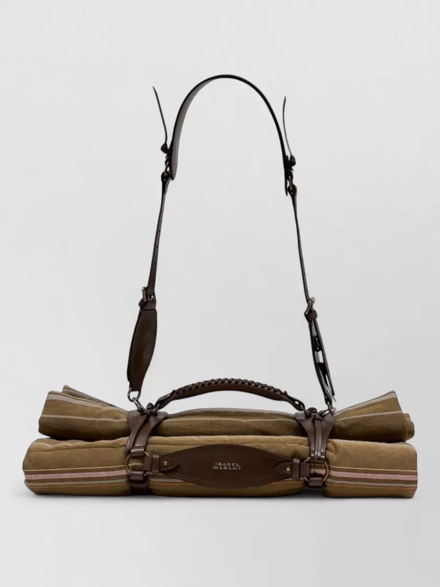 Isabel Marant harness leather travel bag