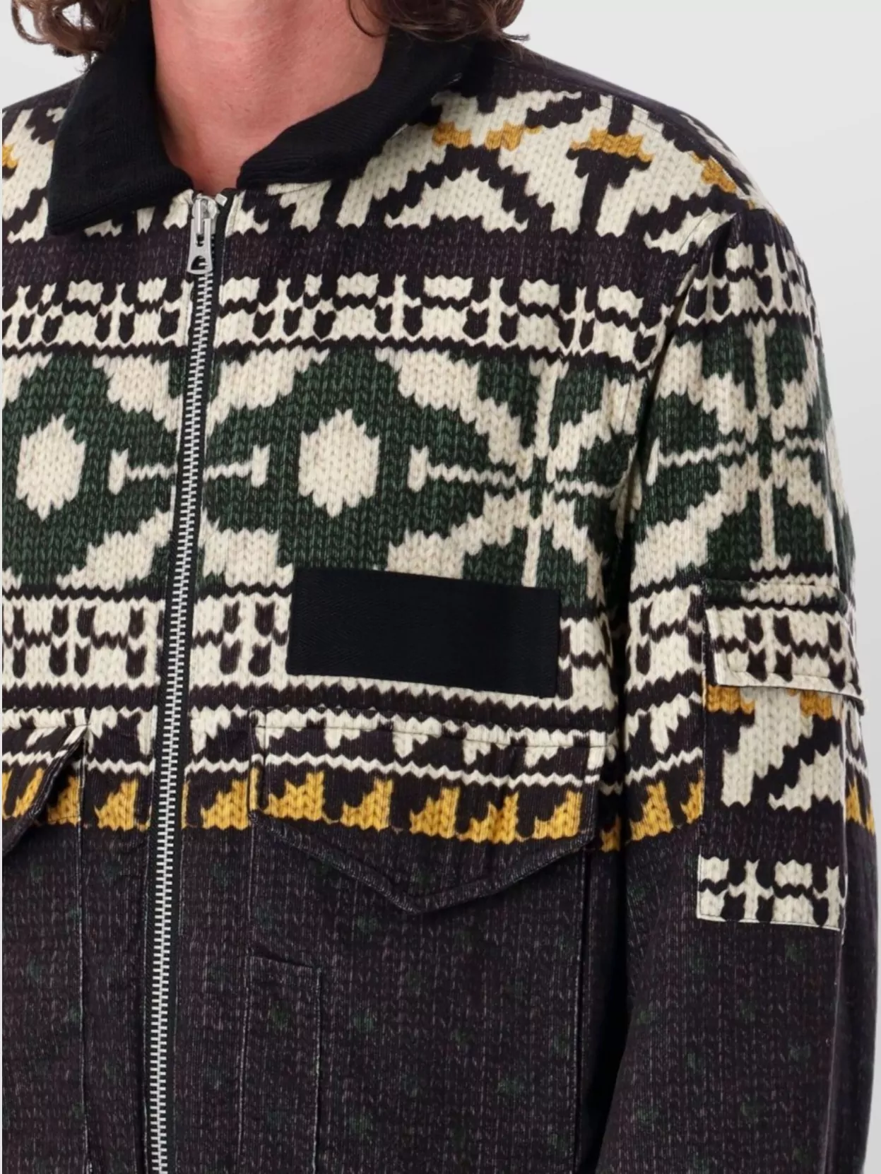 Sacai Pattern Long-sleeved Jacket