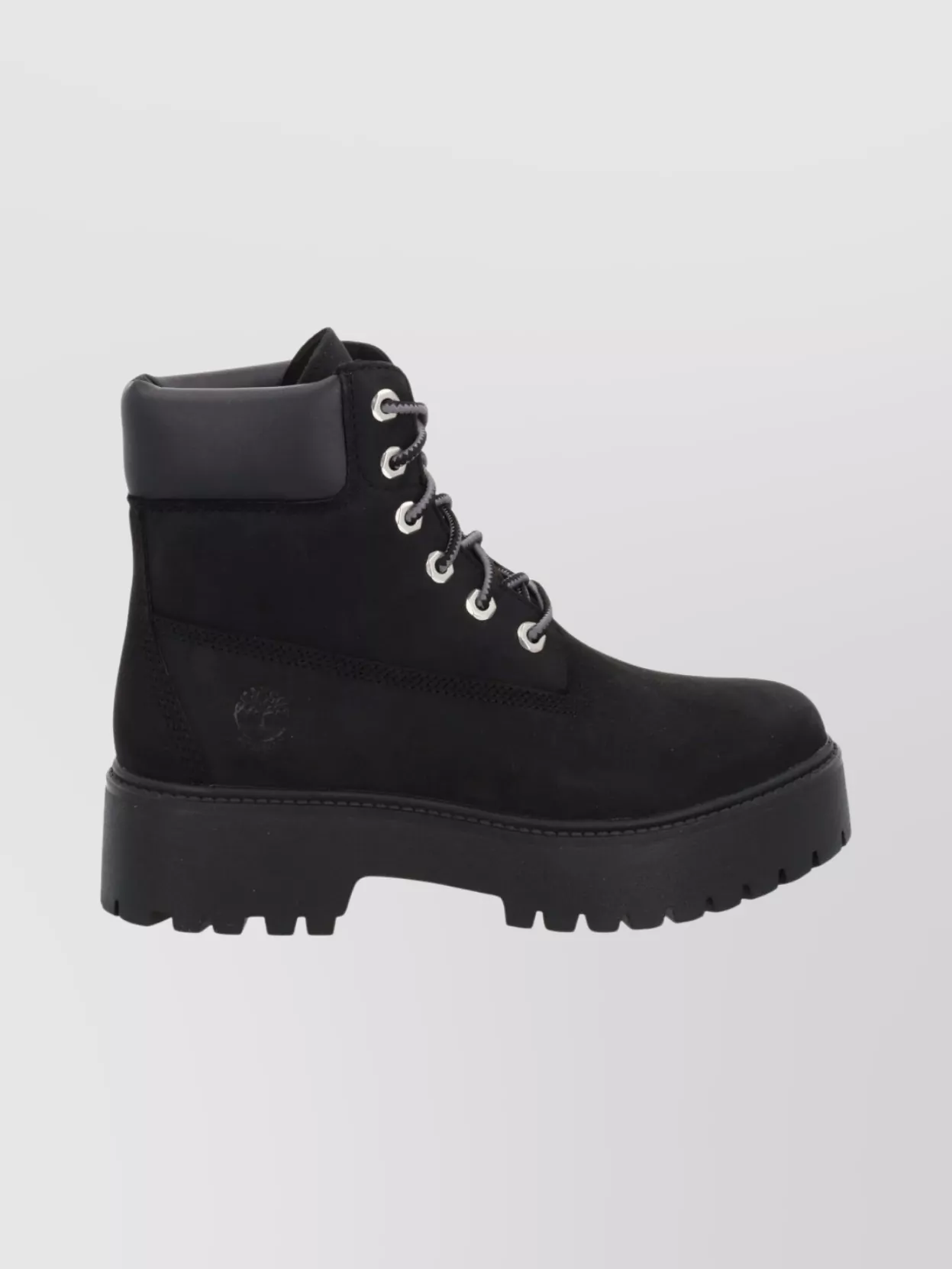 Timberland Ankle Boots With Lug Sole And Metal Eyelets