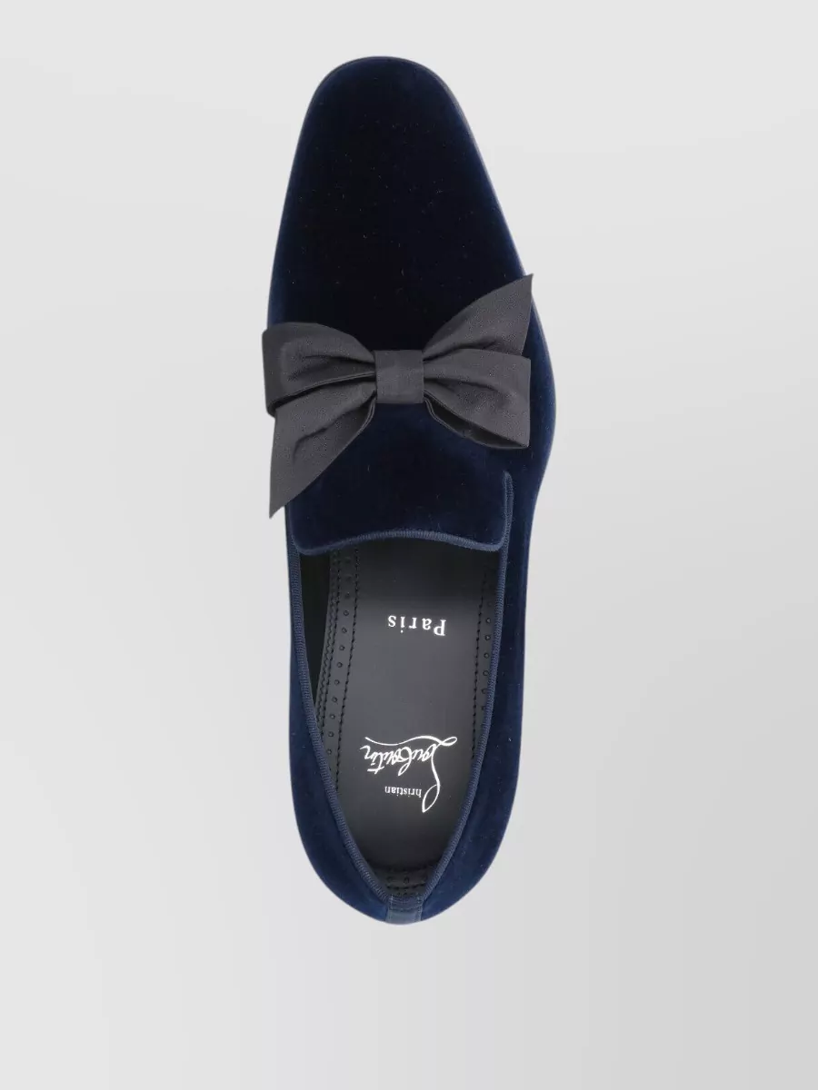 Christian Louboutin Silk Loafers