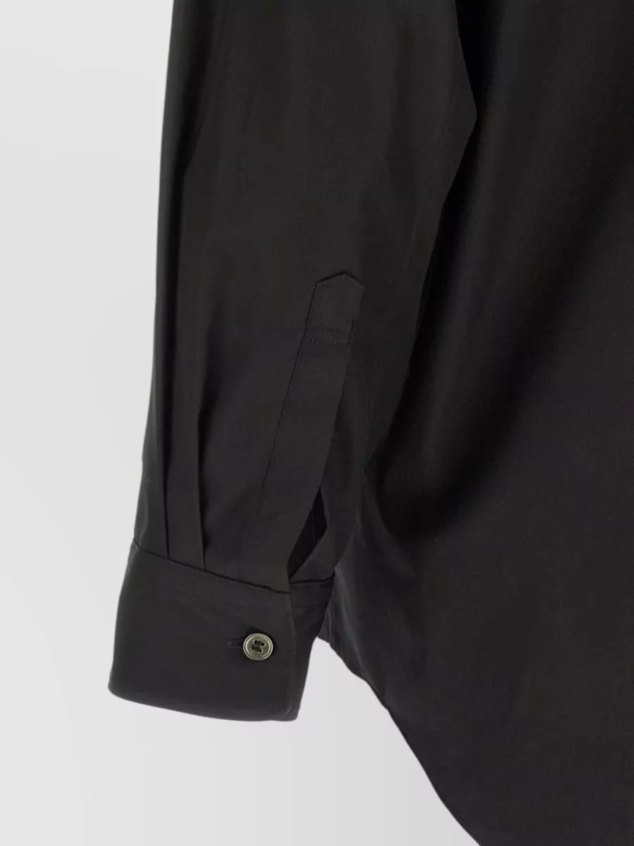 Comme Des Garçons Cotton Asymmetric Cutout Shirt