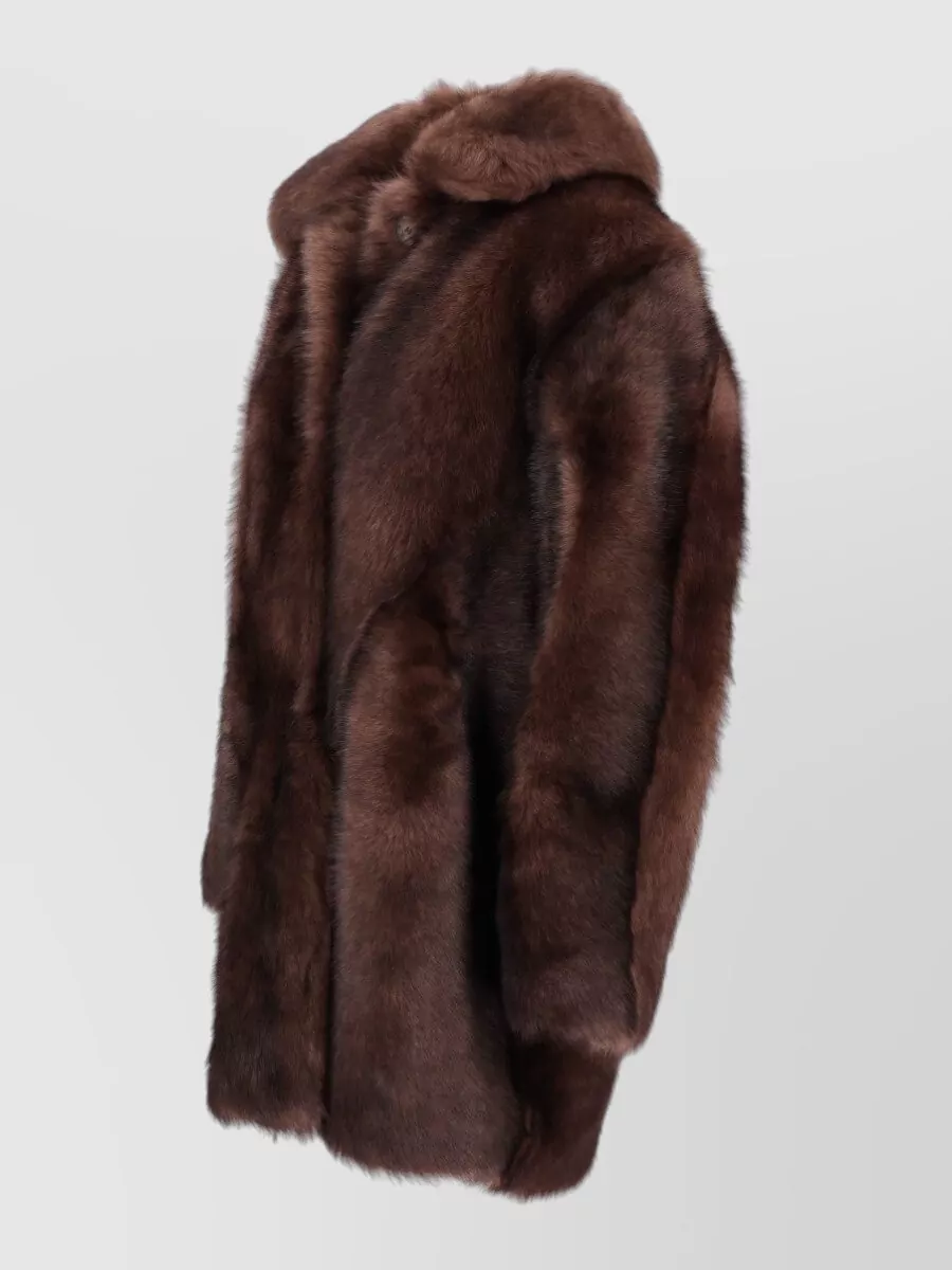 La Rose Faux Fur Coat