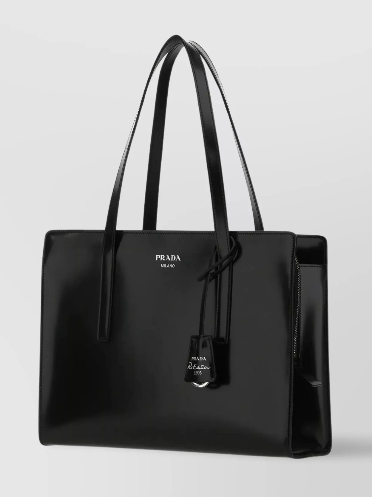 Shop Prada Leather Re-edition 1995 Shoulder Bag
